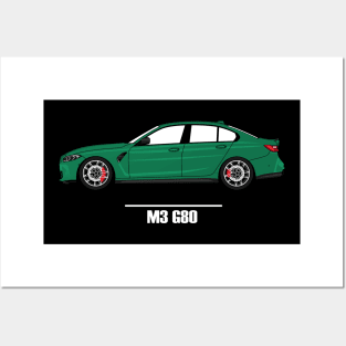 M3 G80 Sport Car Posters and Art